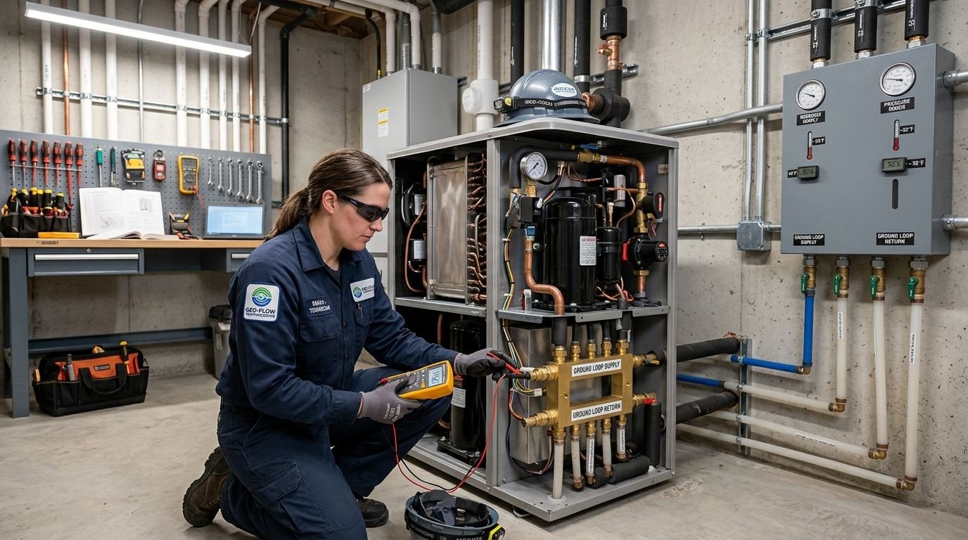 Geothermal system replacement Calgary